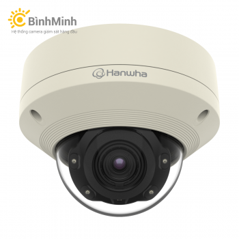 Camera bán cầu  hồng ngoại Hanwha 5M H.265 XNV-8080R 